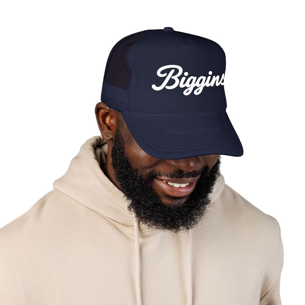 Biggins Script Trucker Hat