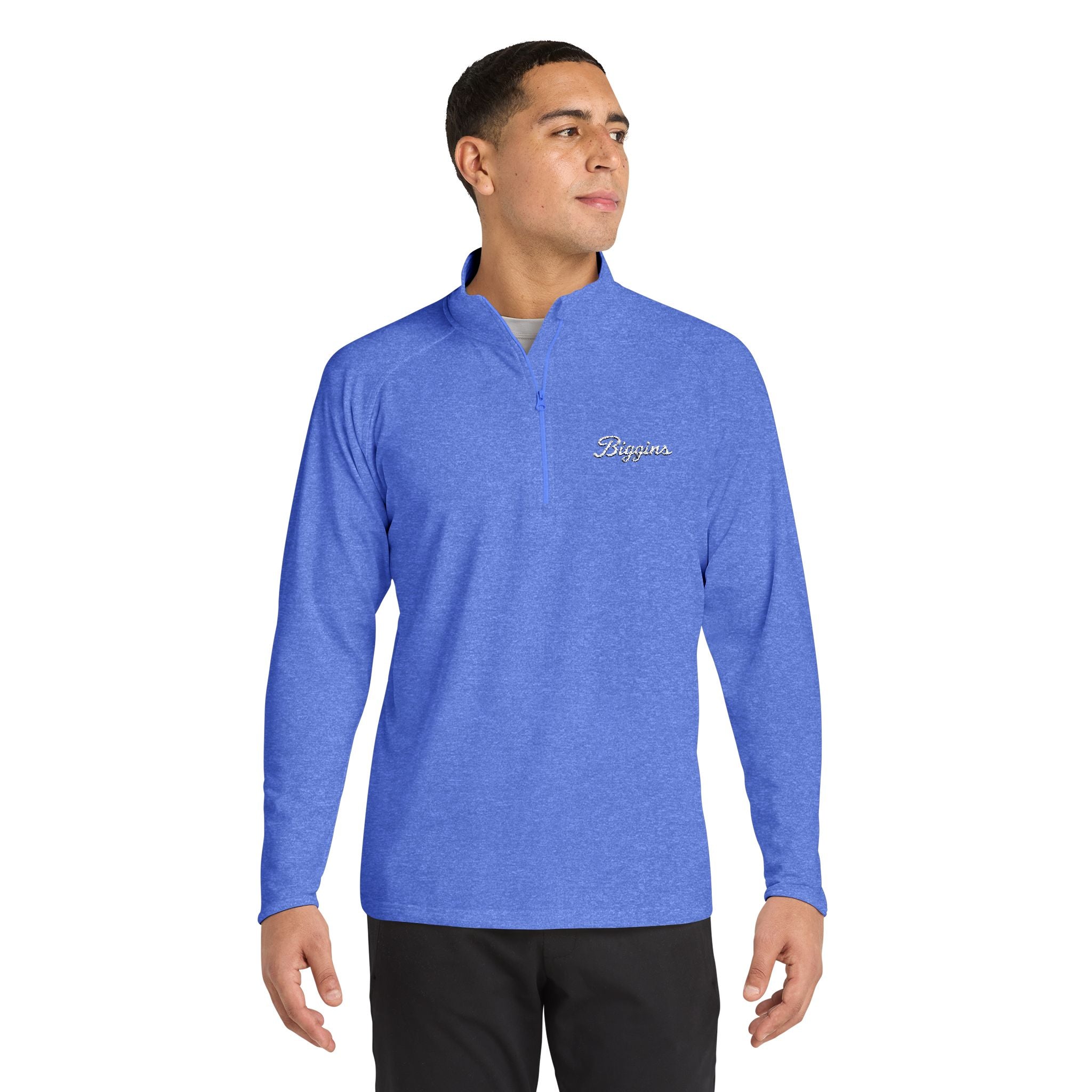 Embroidered Biggins Quarter-Zip