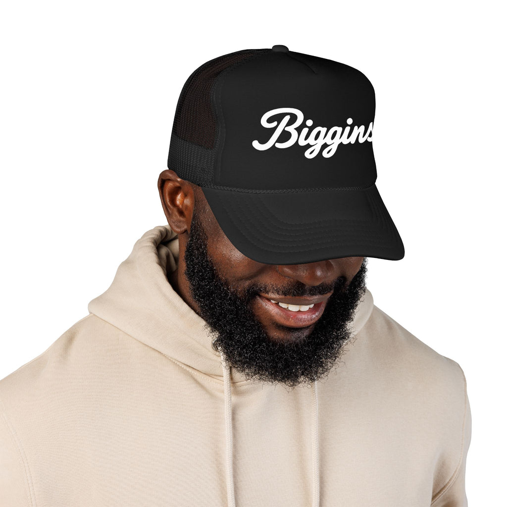 Biggins Script Trucker Hat