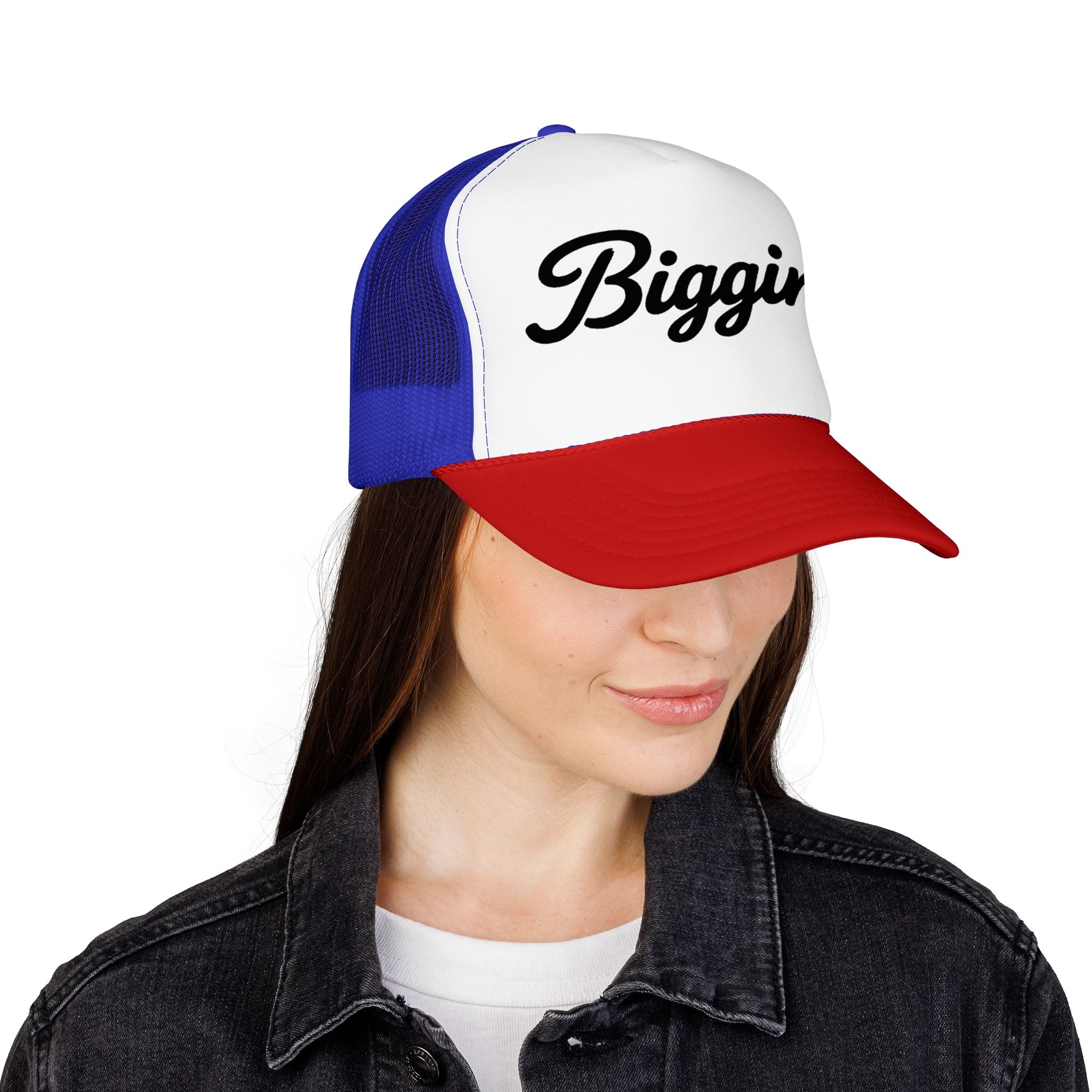 Biggins Script Trucker Hat