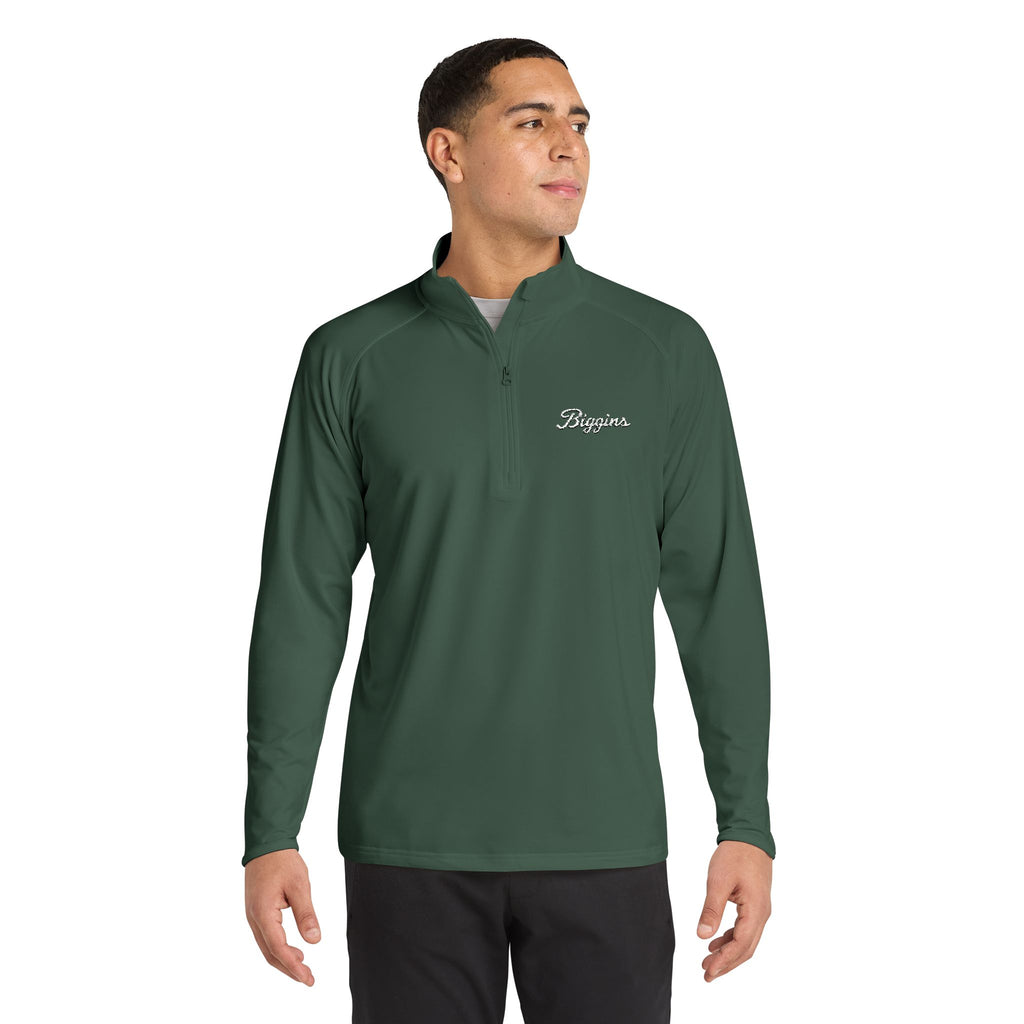 Embroidered Biggins Quarter-Zip