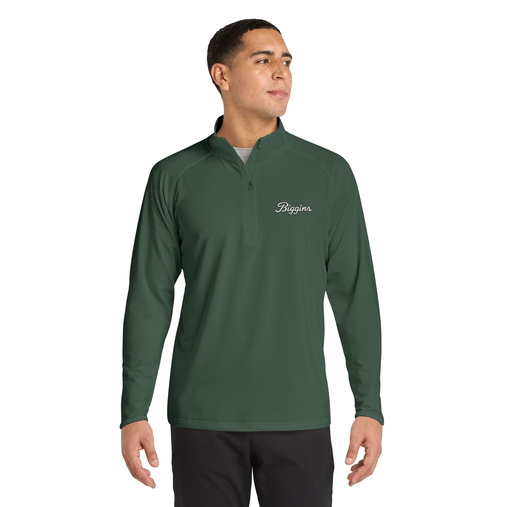Embroidered Biggins Quarter-Zip