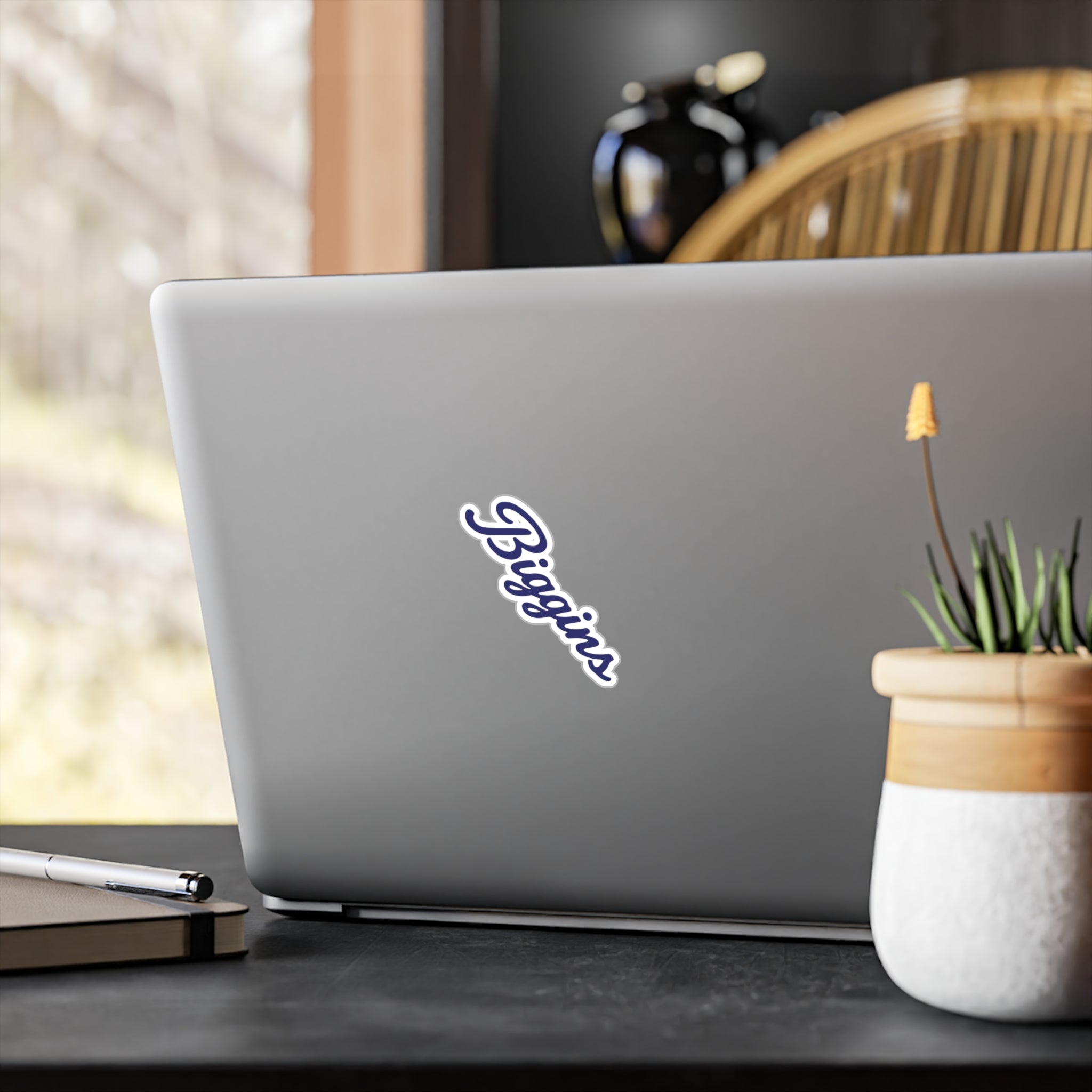 Biggins Script Sticker
