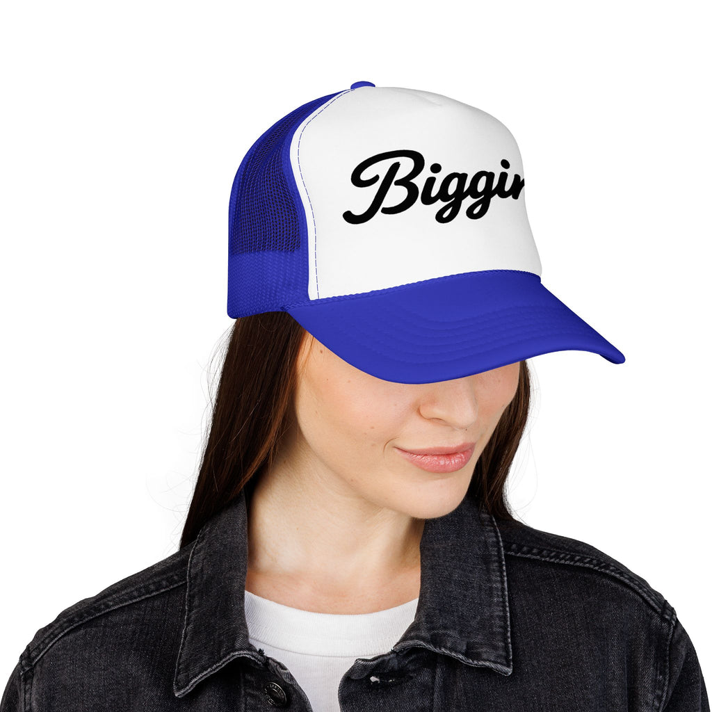 Biggins Script Trucker Hat