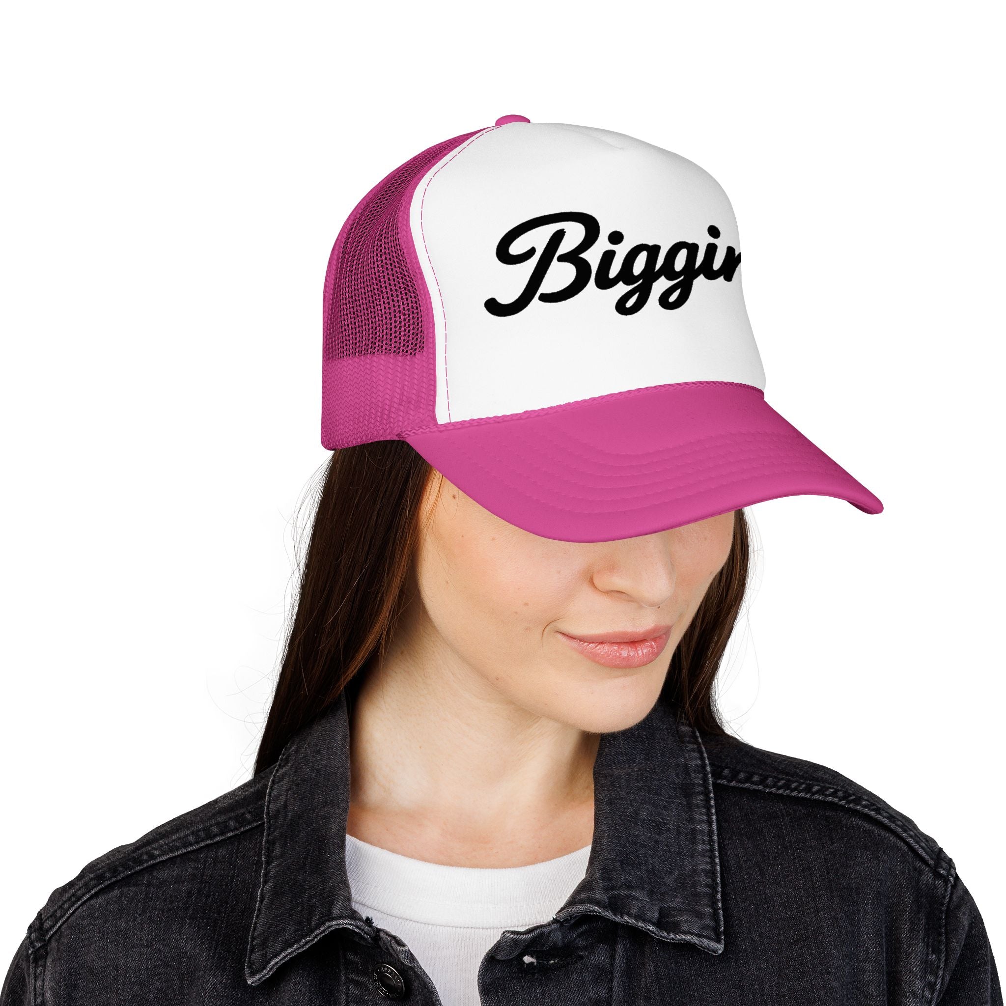 Biggins Script Trucker Hat