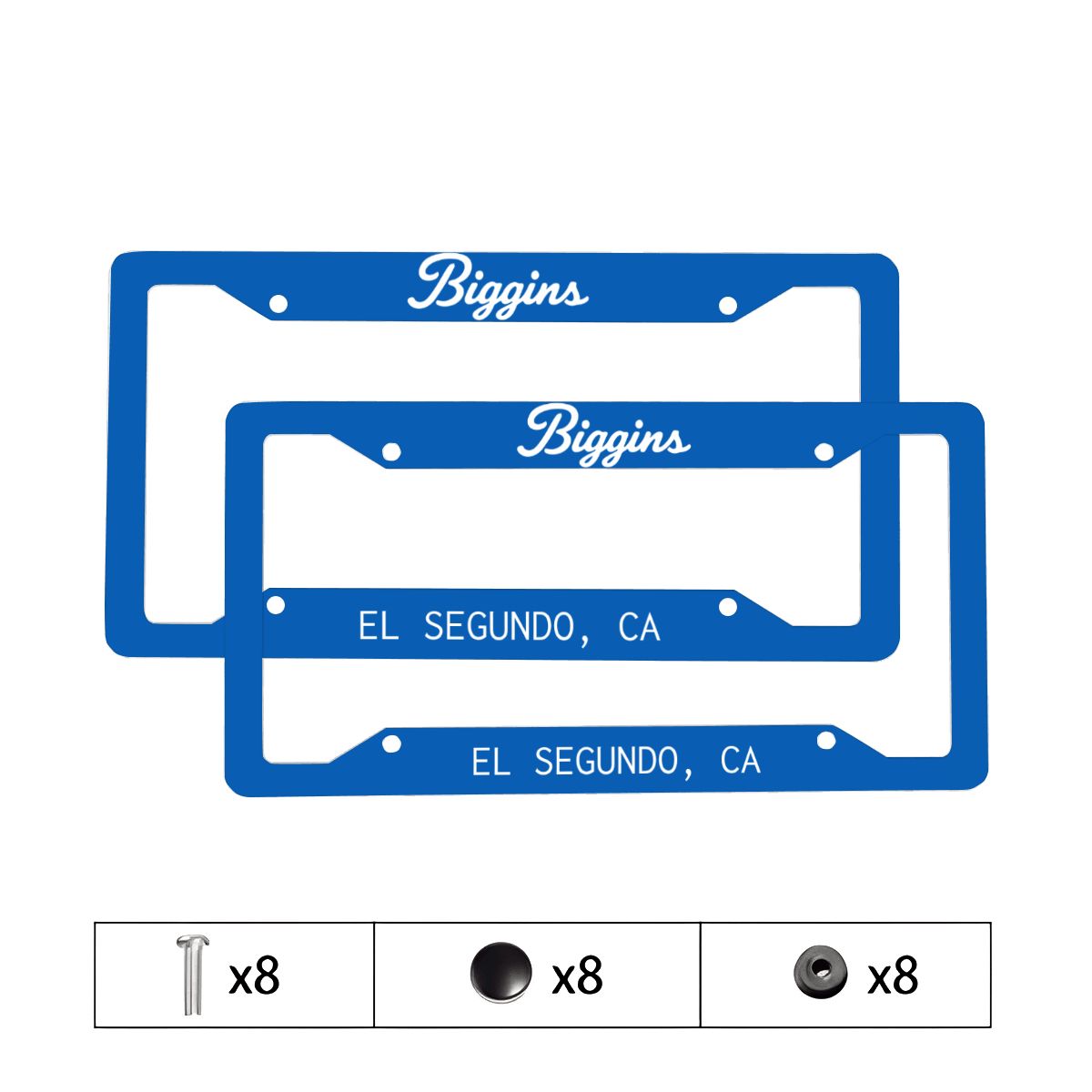 Biggins License Plate Frames (2 pack)