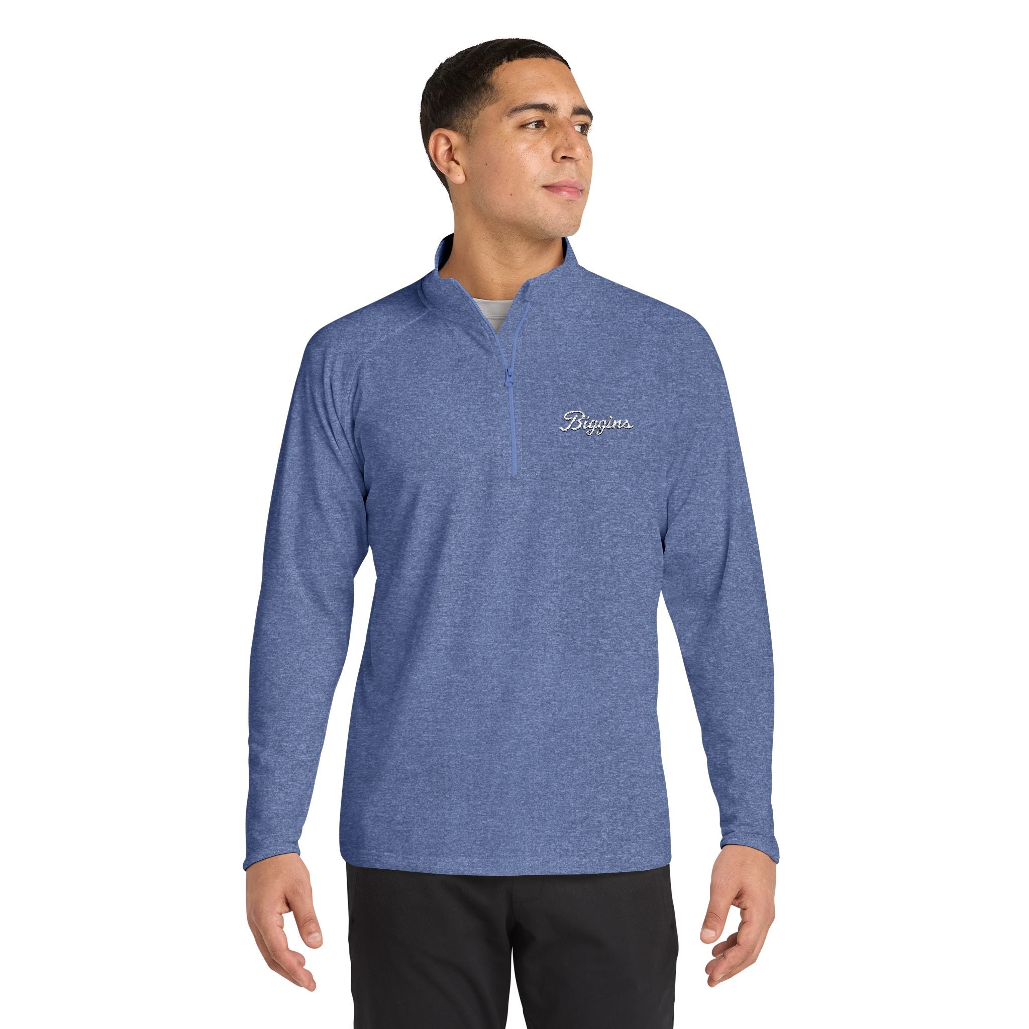 Embroidered Biggins Quarter-Zip
