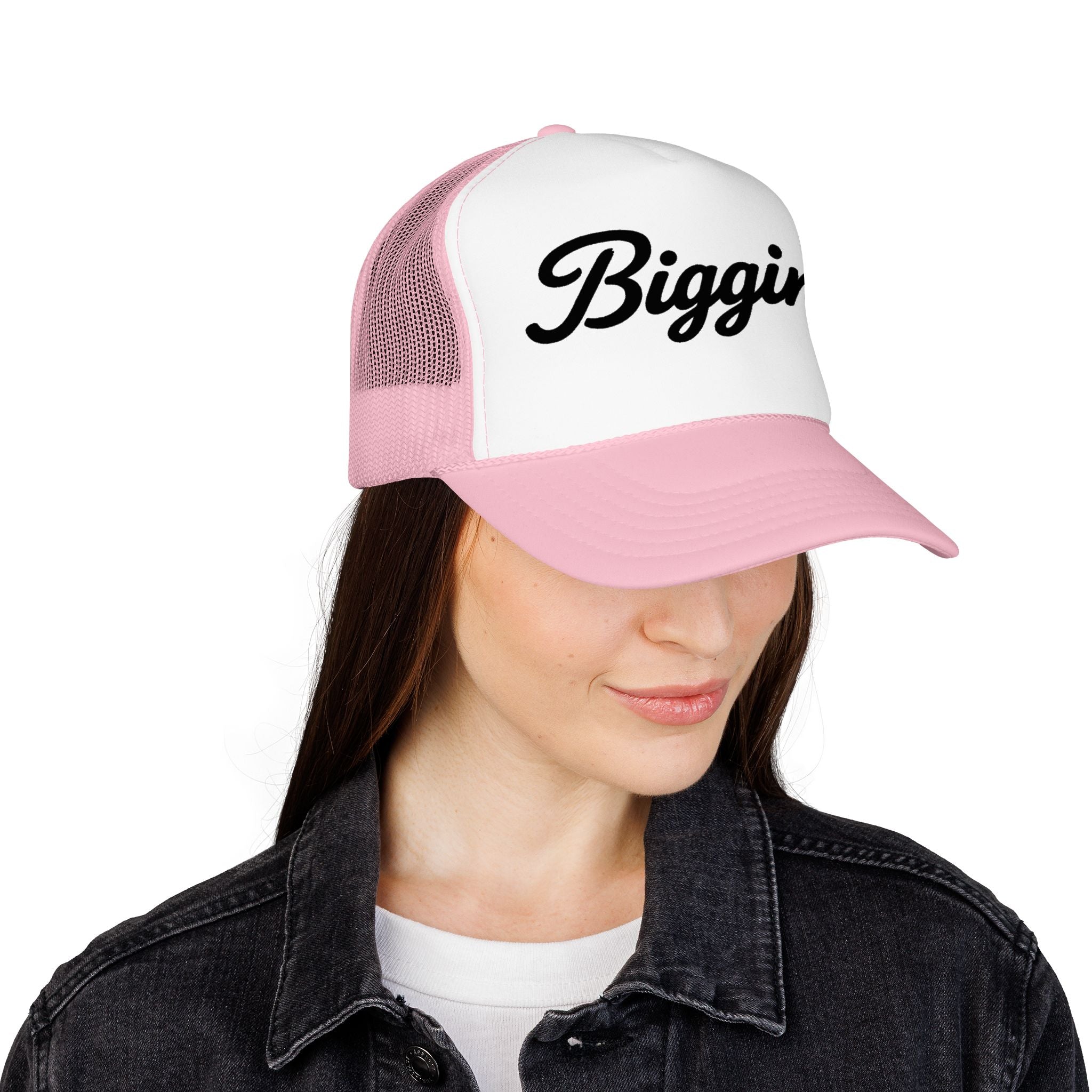 Biggins Script Trucker Hat