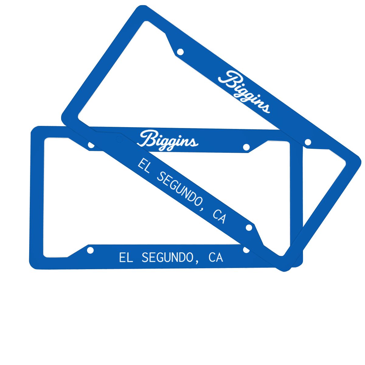 Biggins License Plate Frames (2 pack)