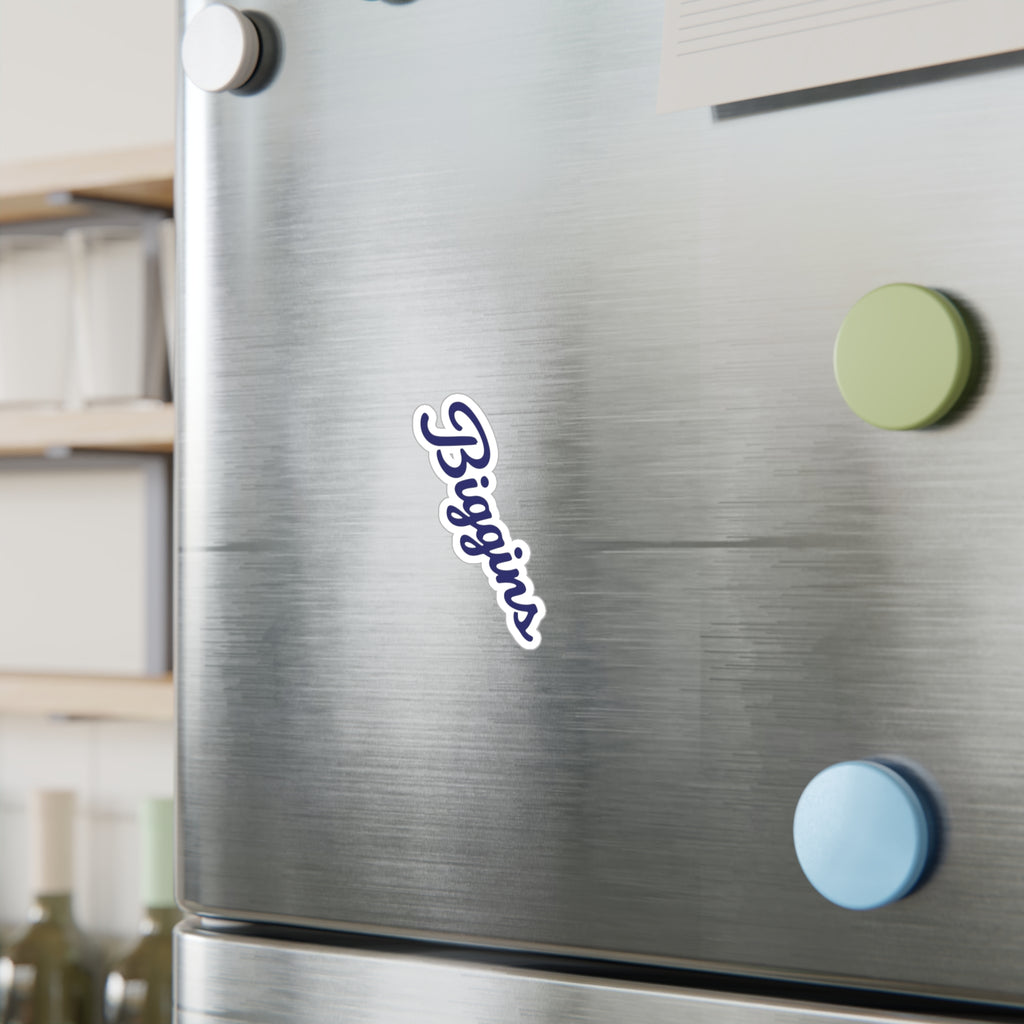 Biggins Script Sticker