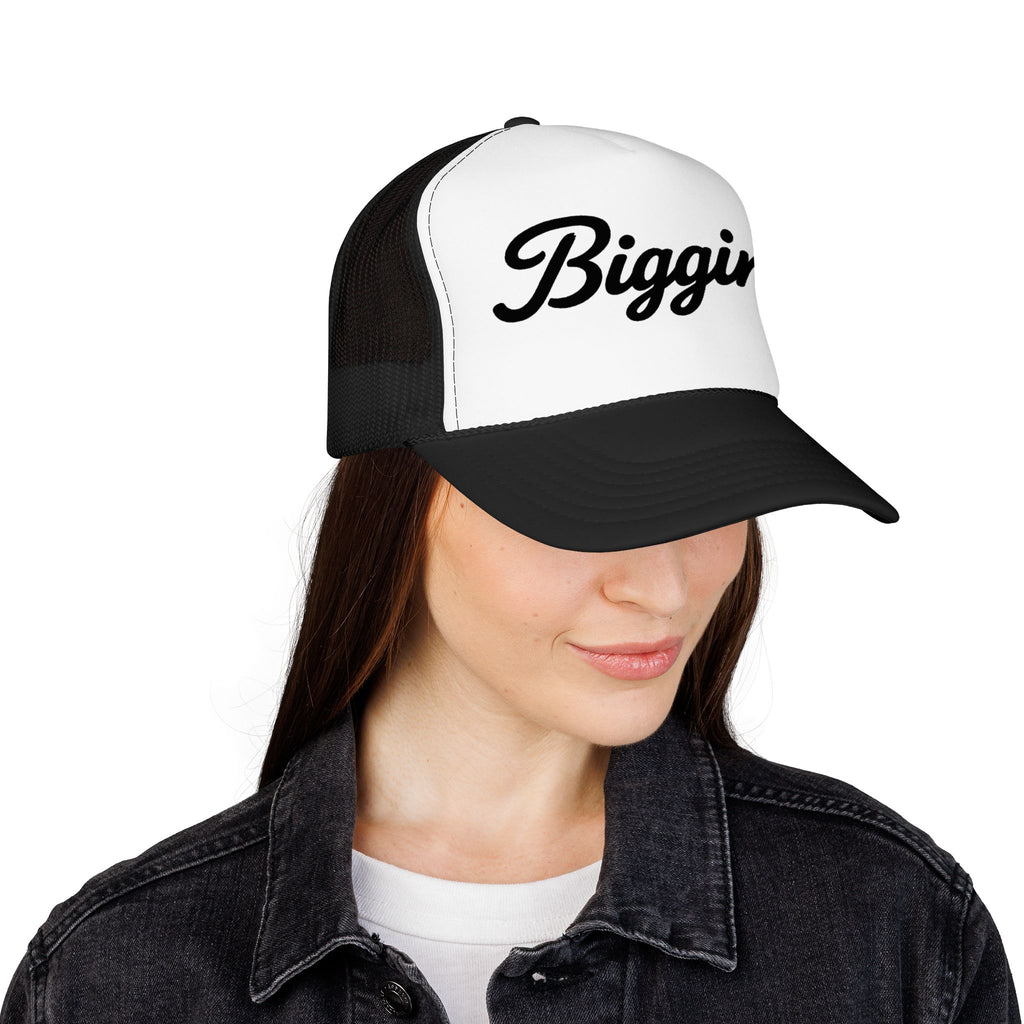 Biggins Script Trucker Hat