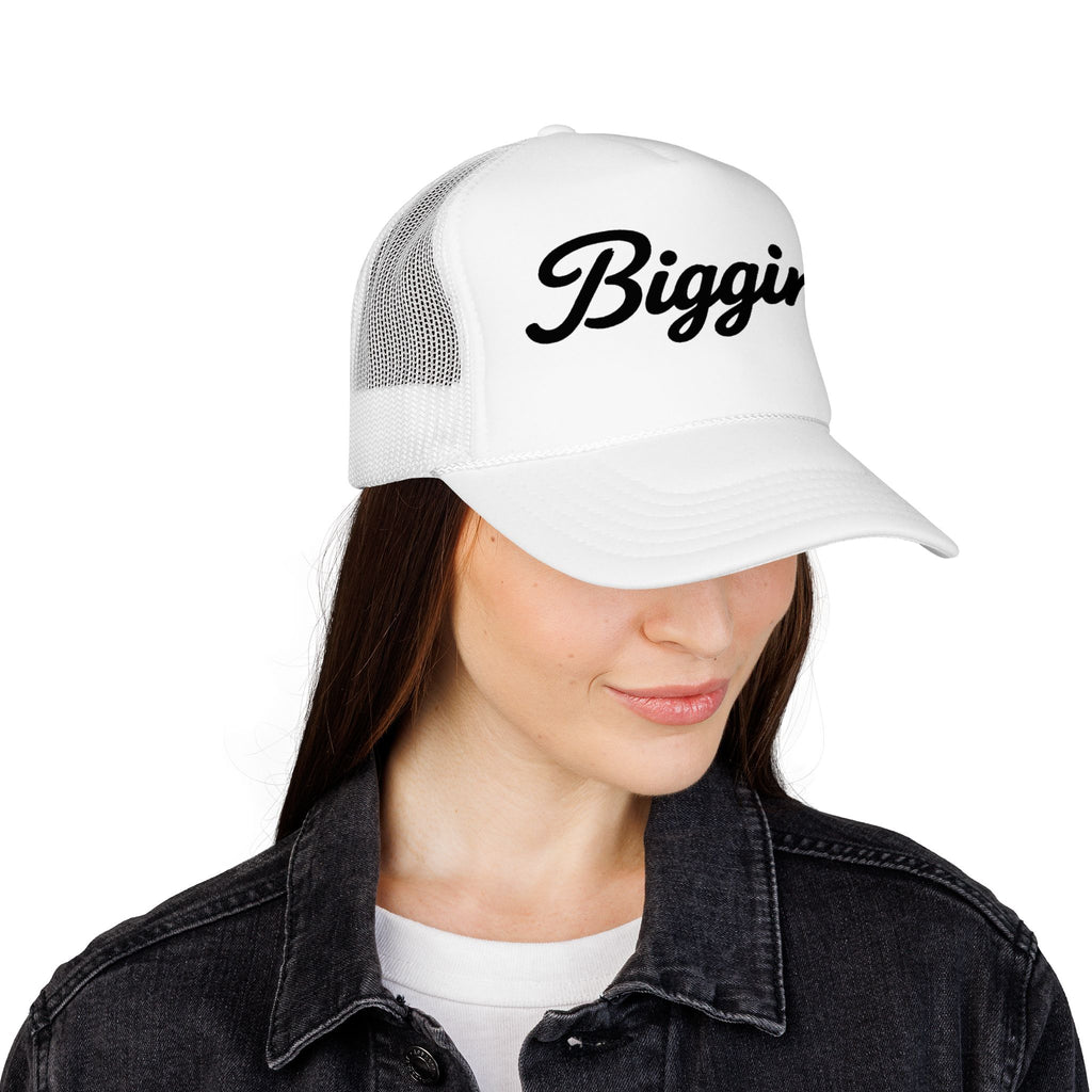 Biggins Script Trucker Hat