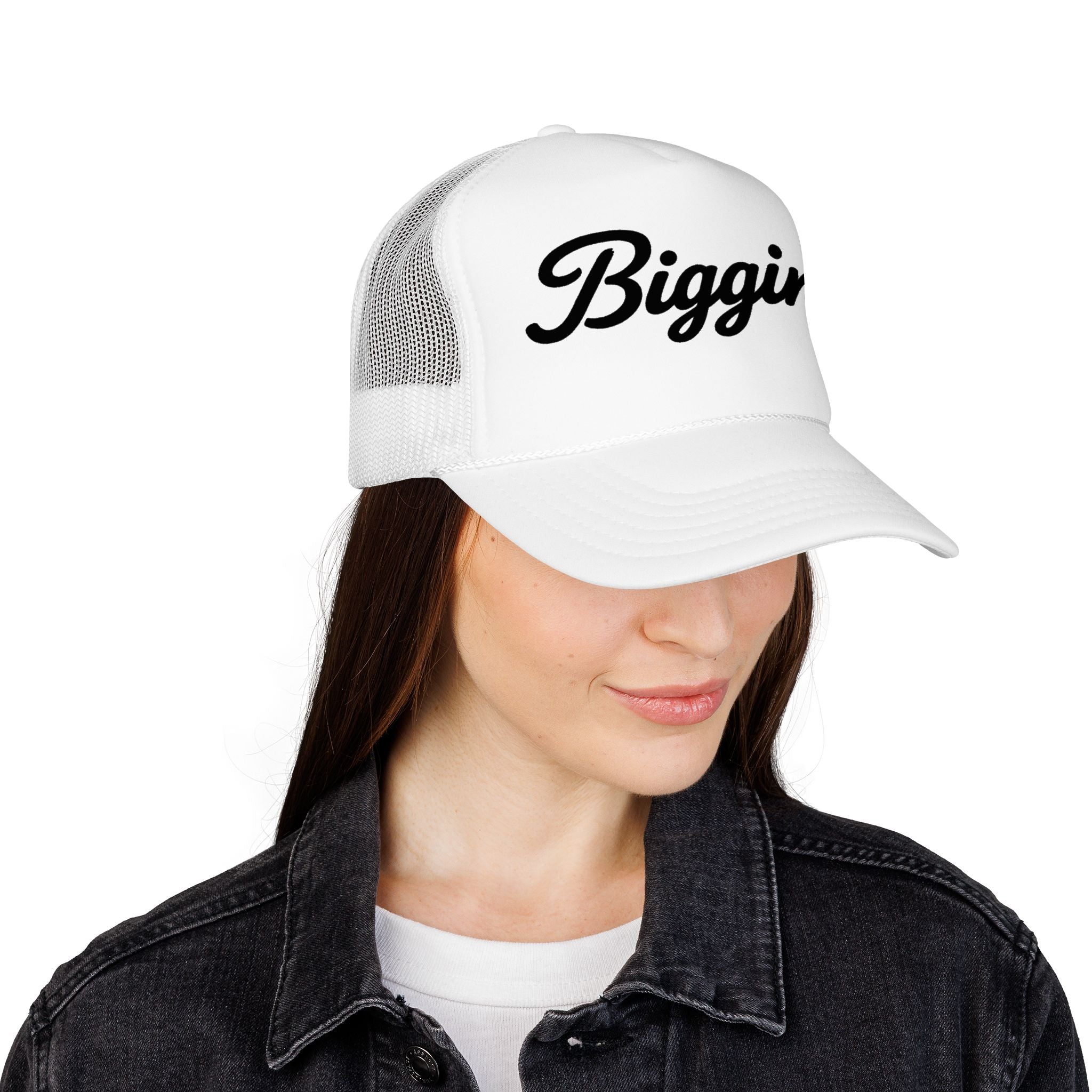 Biggins Script Trucker Hat