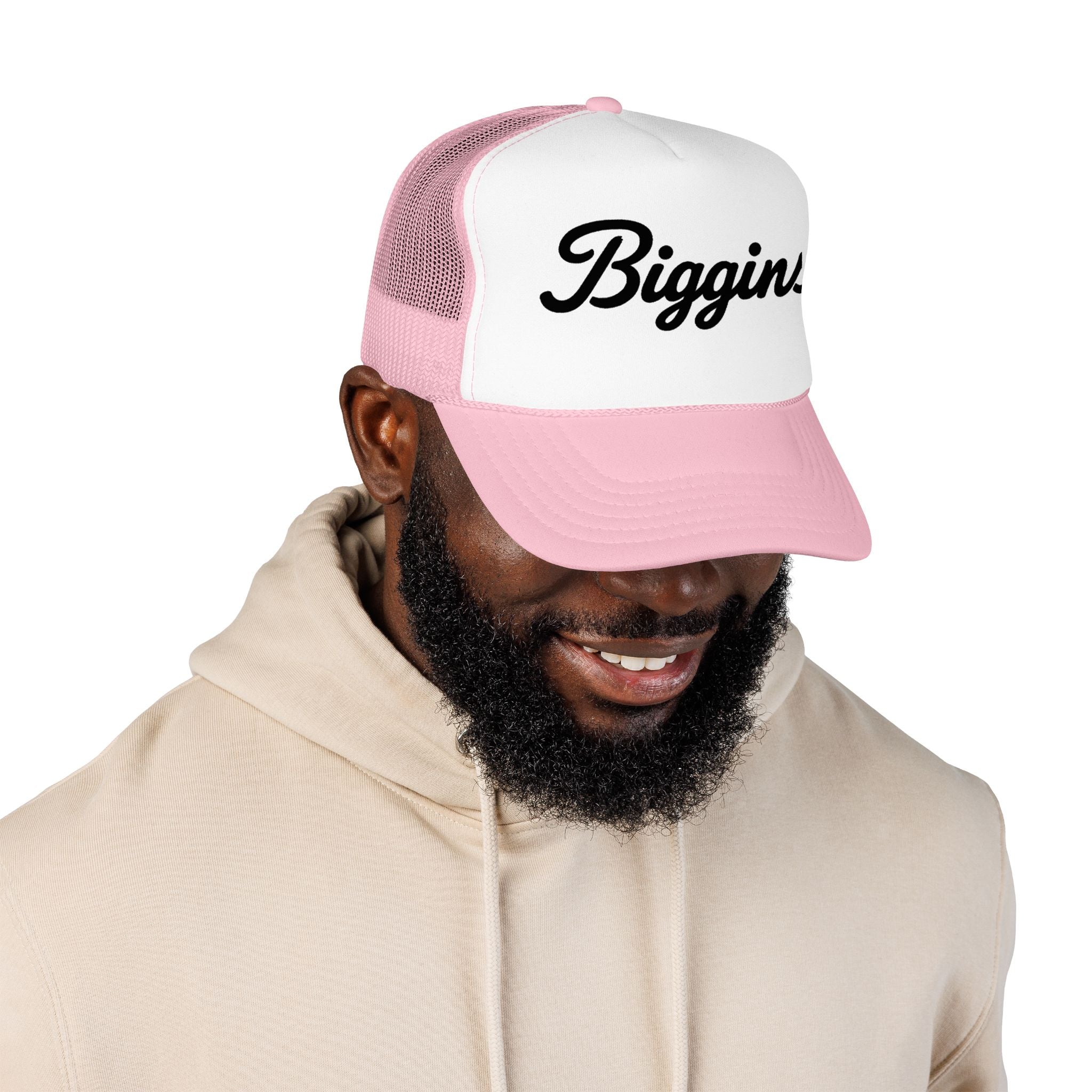 Biggins Script Trucker Hat