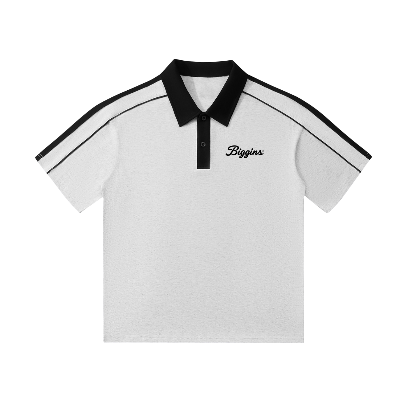 Biggins Retro Short-Sleeve Polo Shirt
