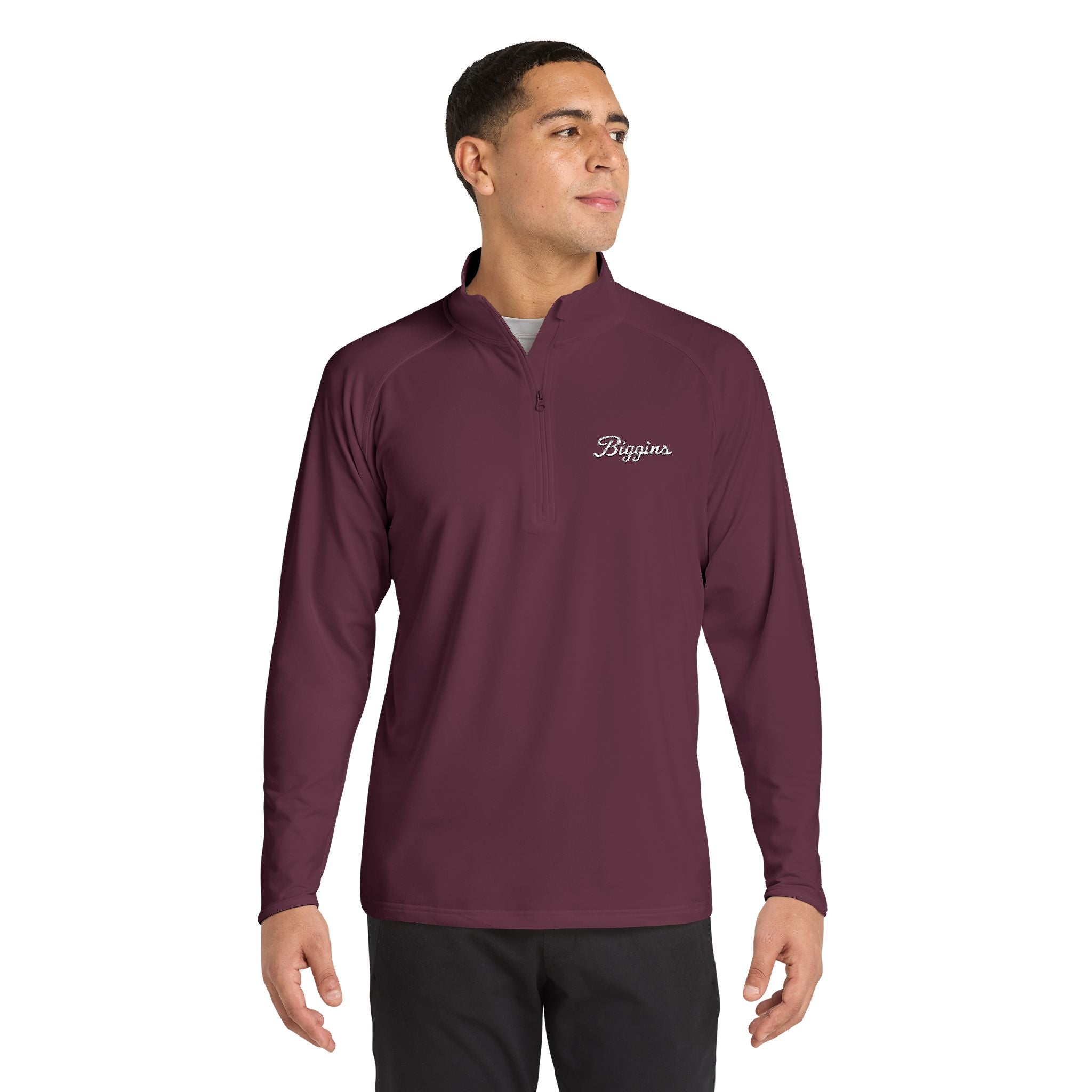 Embroidered Biggins Quarter-Zip