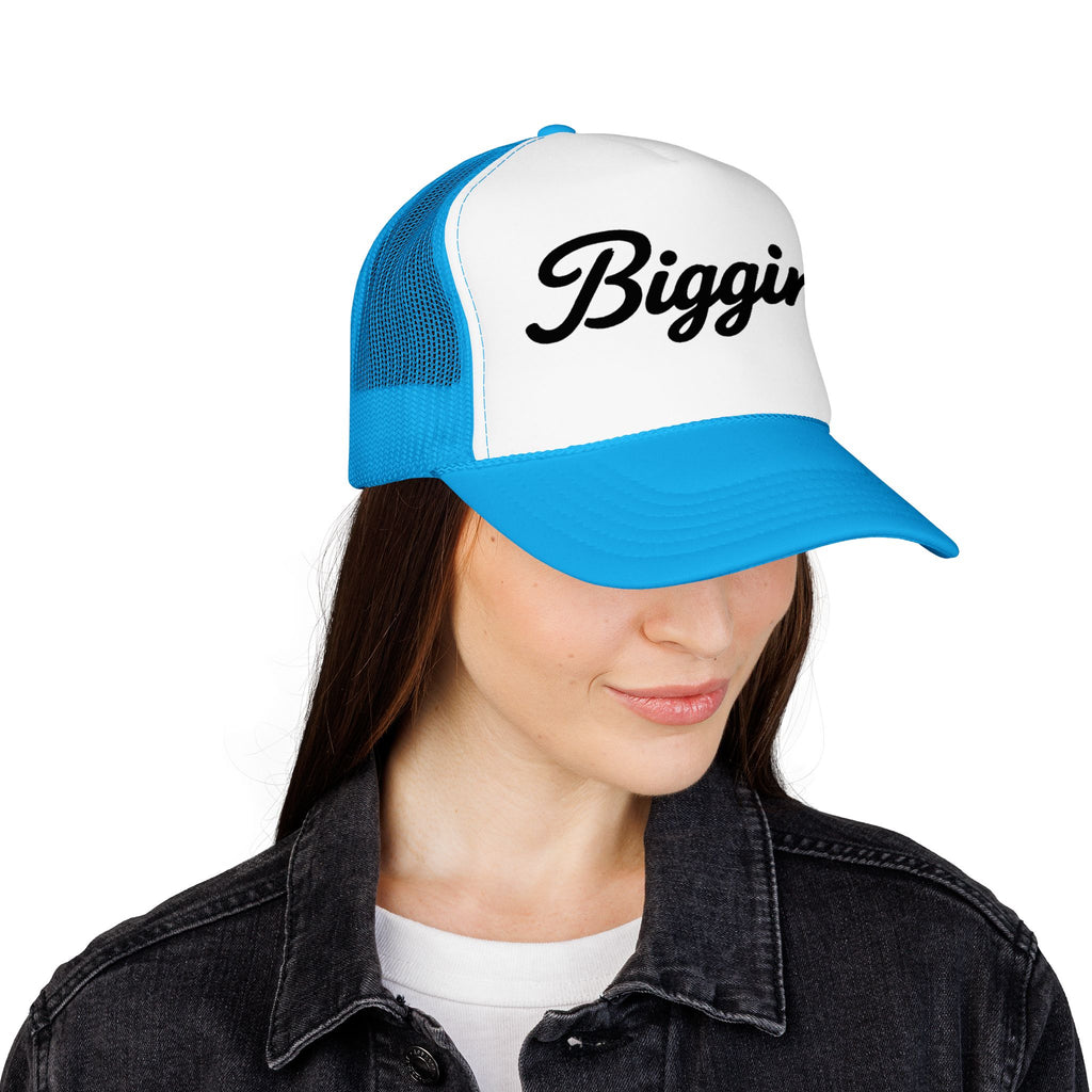 Biggins Script Trucker Hat