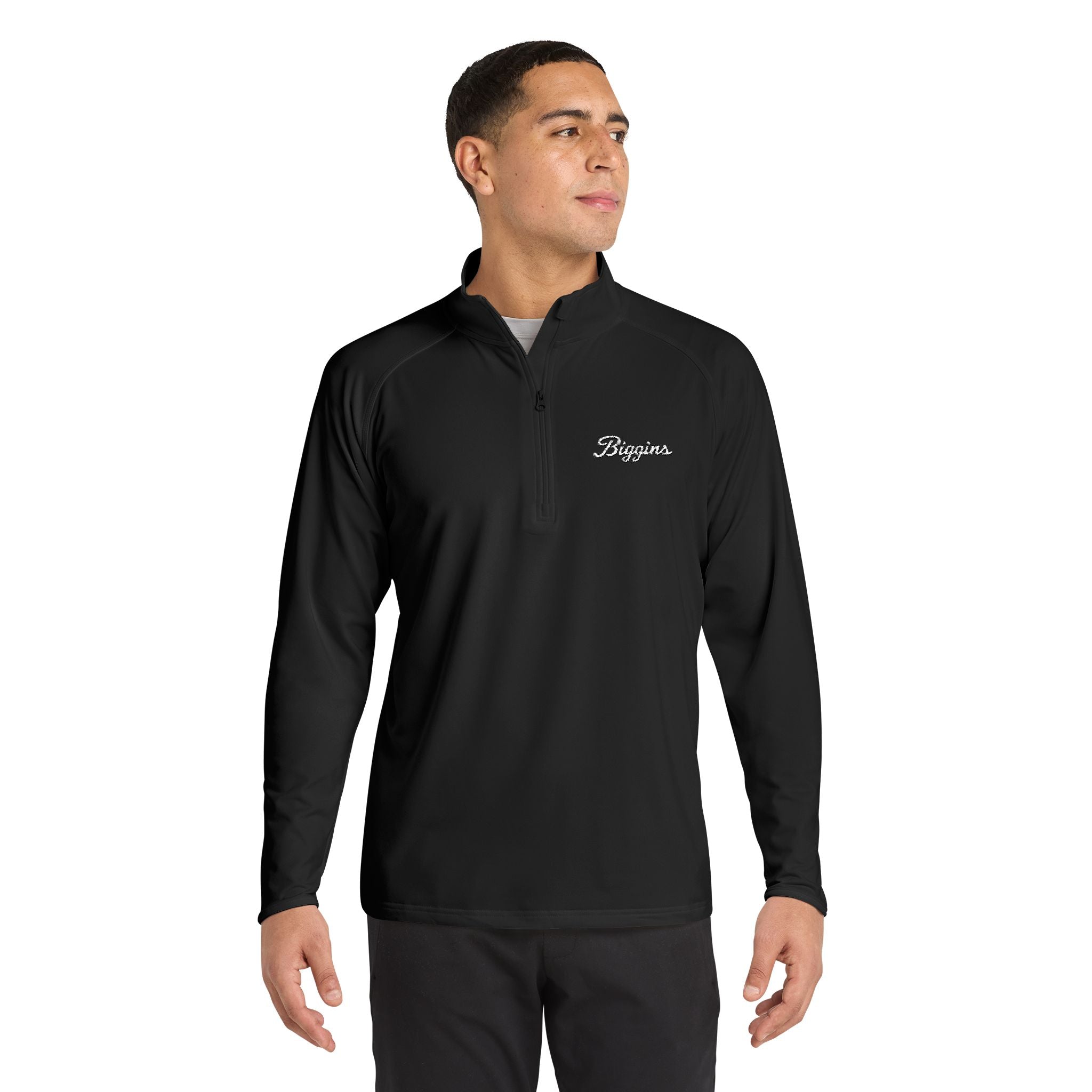 Embroidered Biggins Quarter-Zip