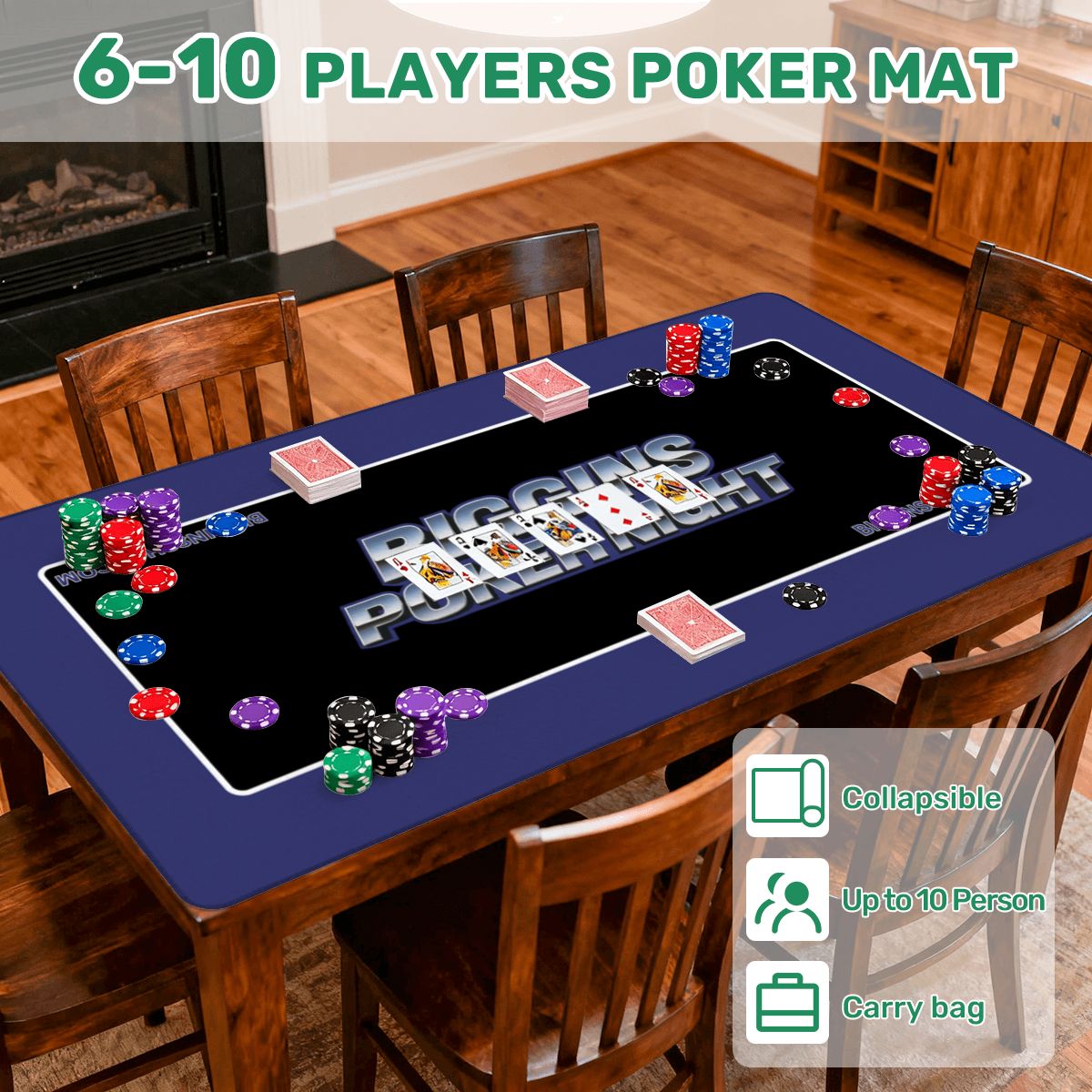 Biggins Poker Night Table Top